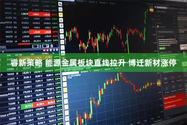 睿新策略 能源金属板块直线拉升 博迁新材涨停