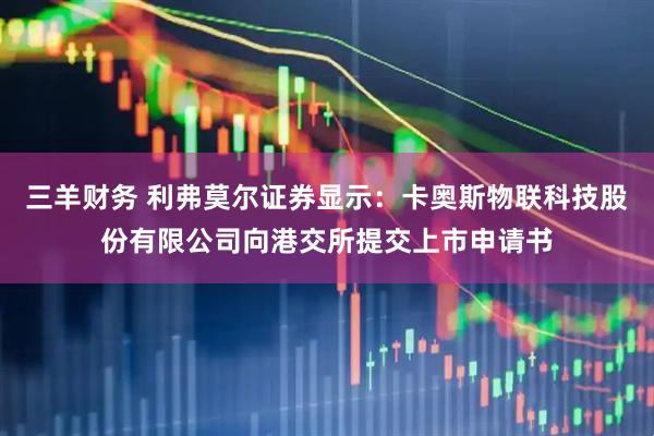 三羊财务 利弗莫尔证券显示：卡奥斯物联科技股份有限公司向港交所提交上市申请书